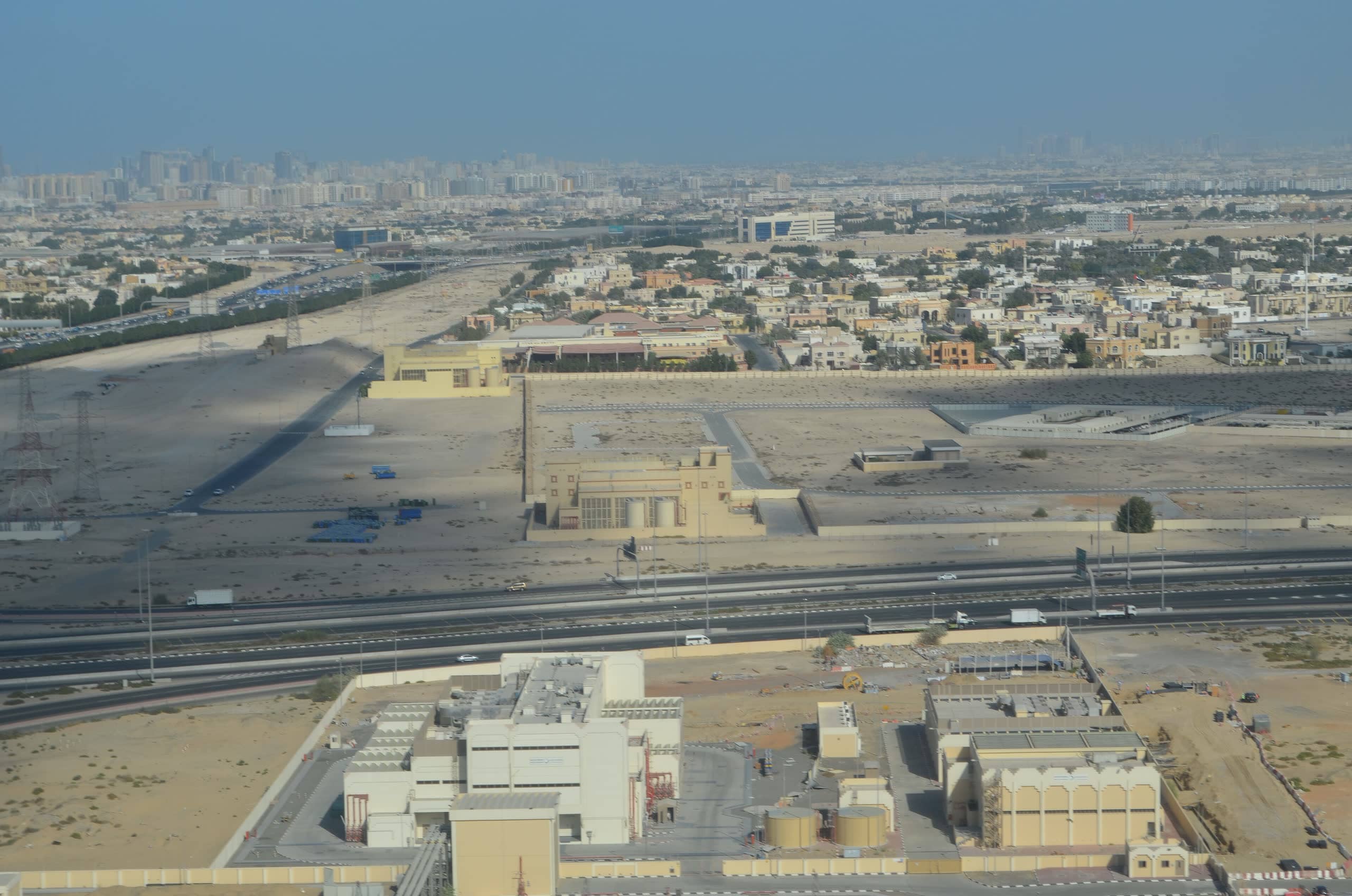 Aerial view of Dubai