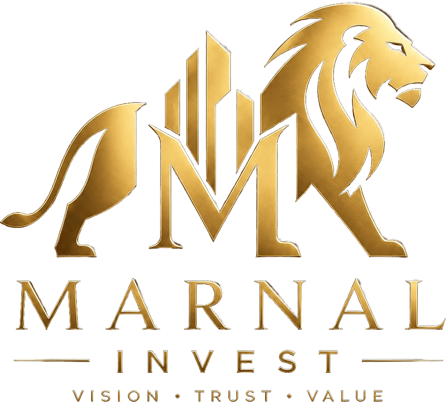 MARNAL Invest logo: Vision, Trust, Value