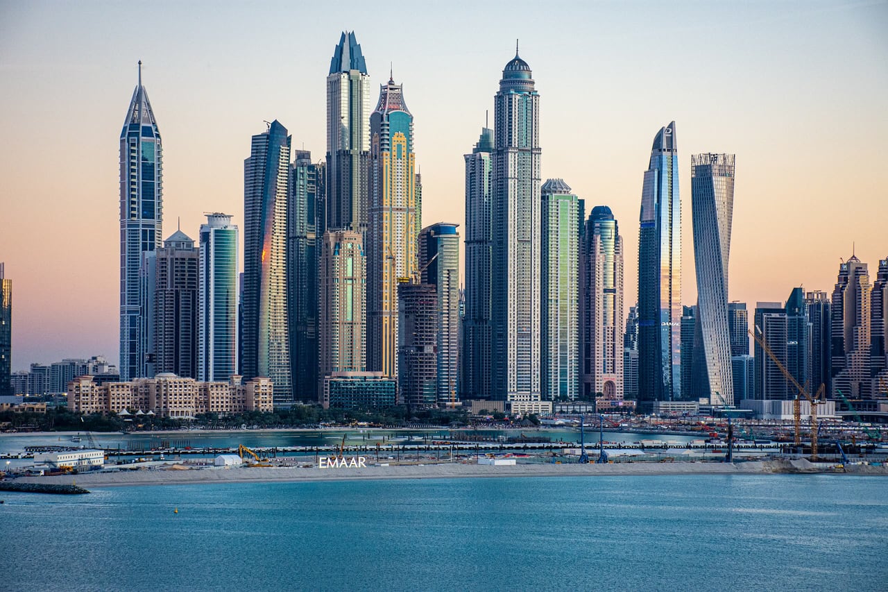 Skyline der Dubai Marina