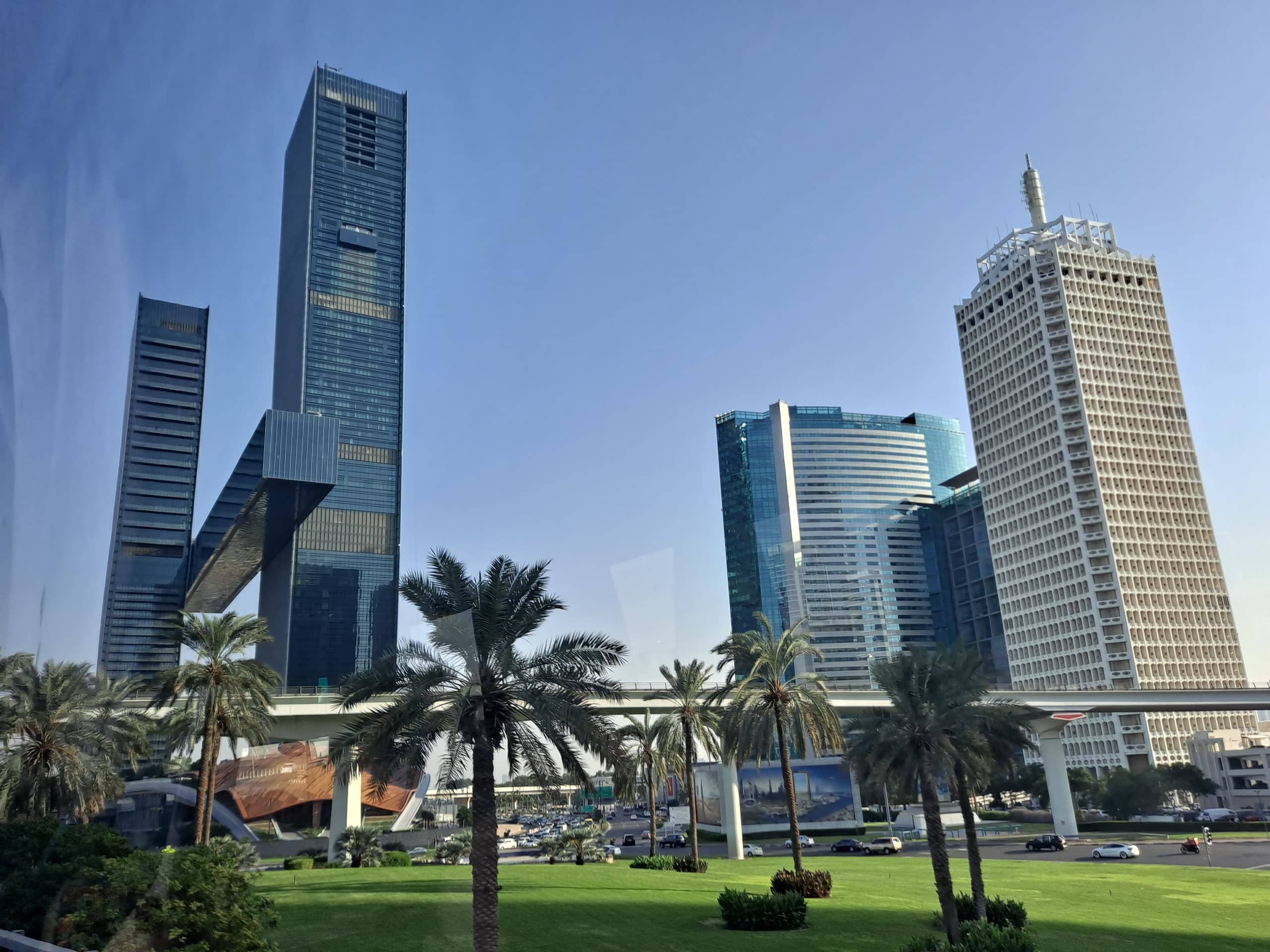 Sheikh Zayed Road with the Dubai skyline